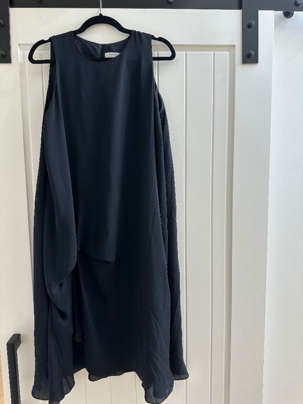 Morgan Le Fay Tank Silk Dress Mid Calf